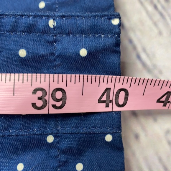 LANDS’ END Navy/White Dots Jacket Size: Small (6-8) - Picture 13 of 17